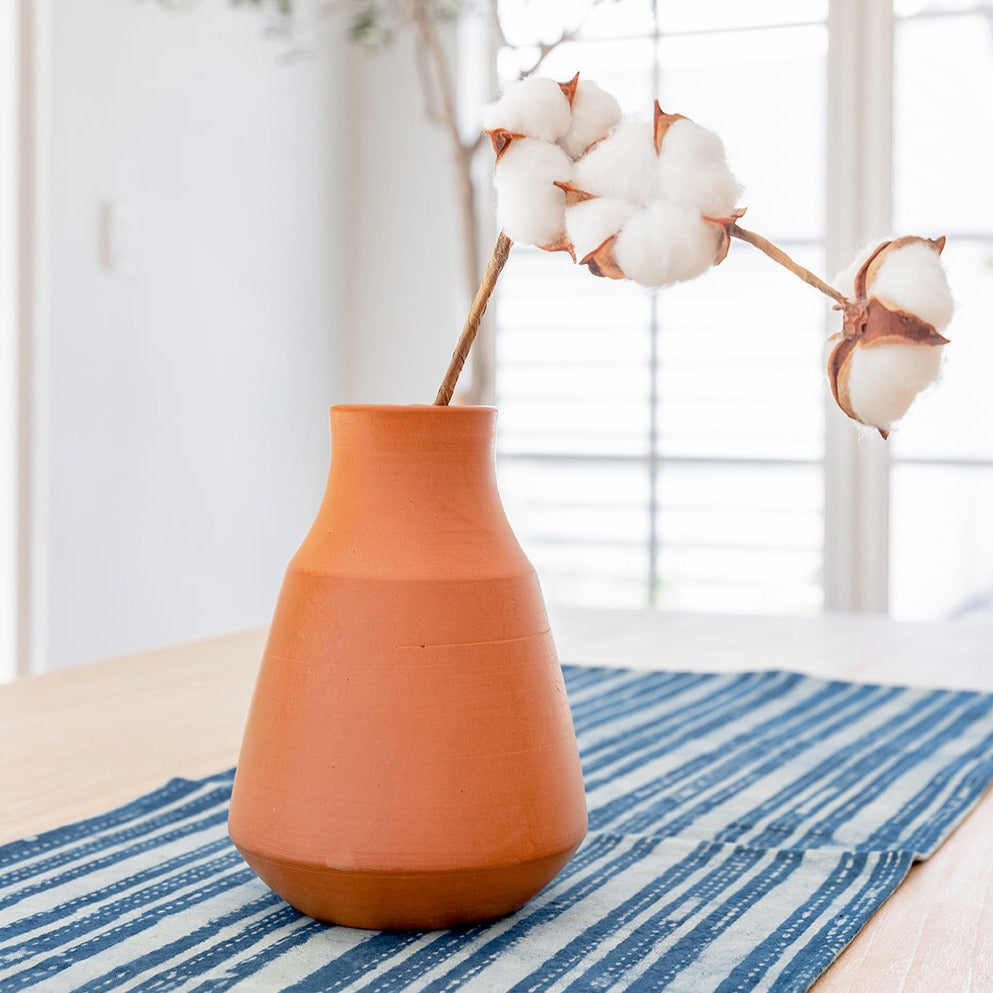 Terracotta Decorative Vase without Handles