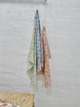 Load image into Gallery viewer, Eucalyptus 100% Cotton Tea Towel in Ochre
