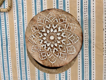 Load image into Gallery viewer, Mandala Round Mango Wood Box
