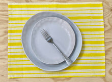 Load image into Gallery viewer, Linen 100% Cotton Placemat, Set of 4 in Yellow
