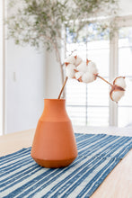 Load image into Gallery viewer, Linen 100% Cotton Table Runner in Indigo
