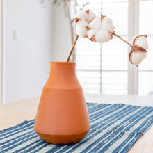 Load image into Gallery viewer, Linen 100% Cotton Table Runner in Indigo

