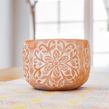 Load image into Gallery viewer, Cherry Blossom White Washed Terracotta Planter
