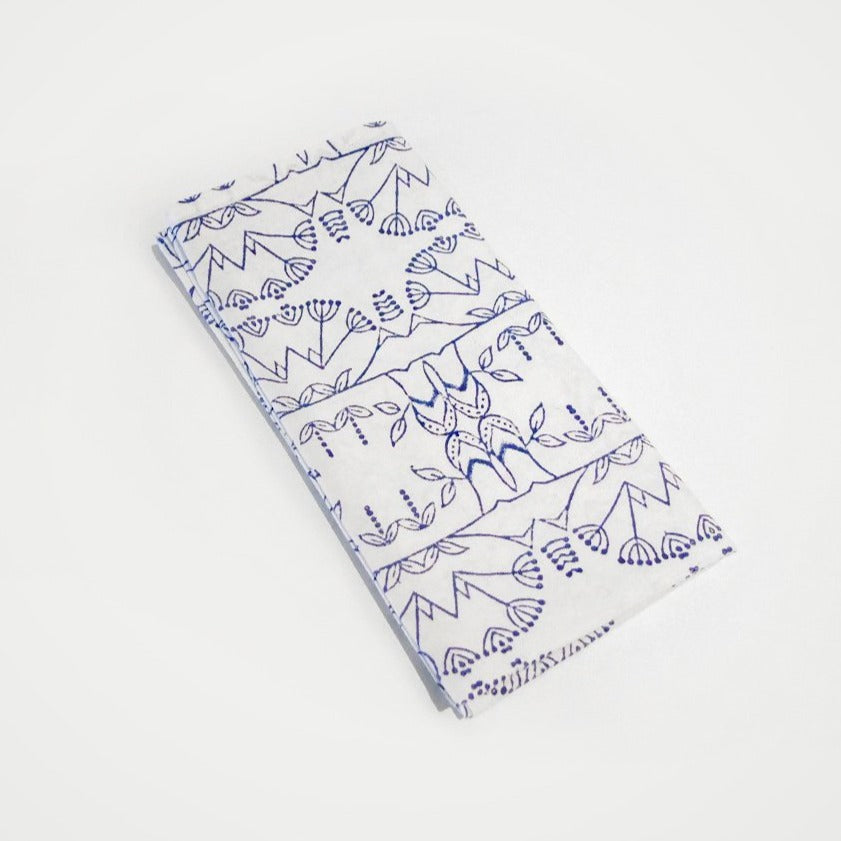 Enchanted Forest Organic Cotton Napkin Set in Blue